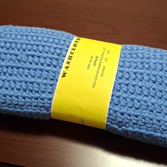 WASHCLOTH SET (3-pacK ) - Picture 3 of 10